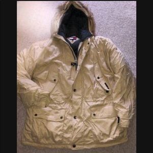 Men’s Tommy Hilfiger Down Puffer Warm jacket coat High Quality Pockets Snow Ski